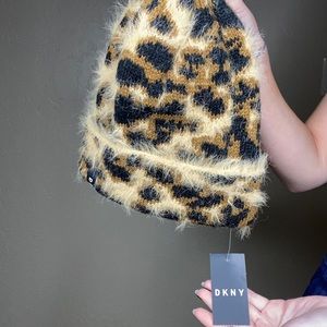 Cheetah print beanie